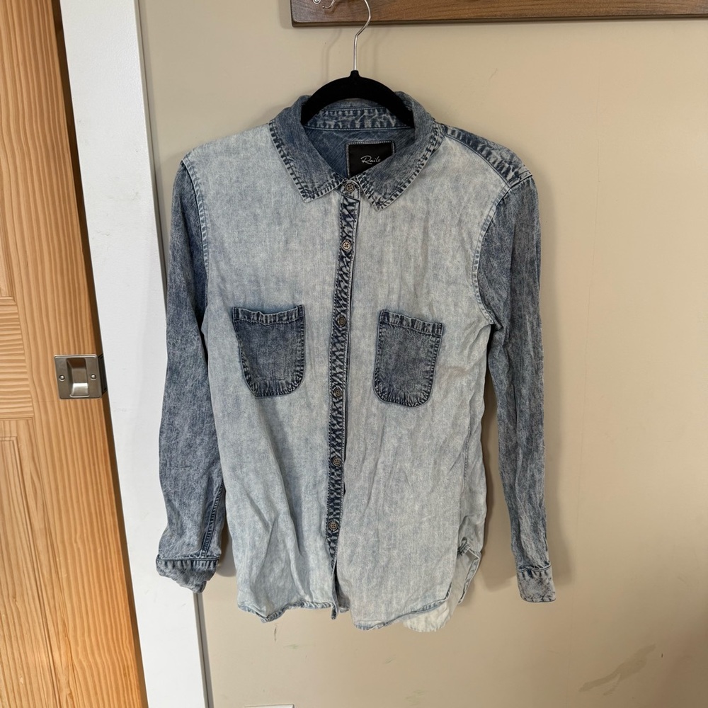 Rails Denim Button-Up Shirt